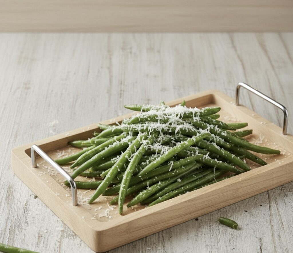 Parmesan Green Bean Crunch