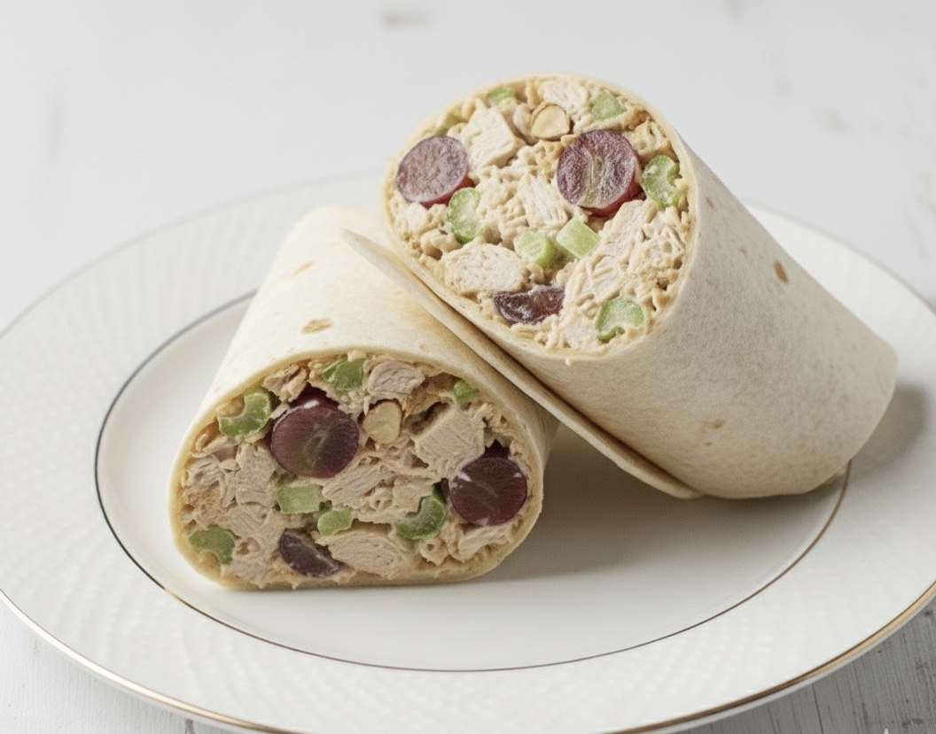 Crunchy Chicken Salad Wrap