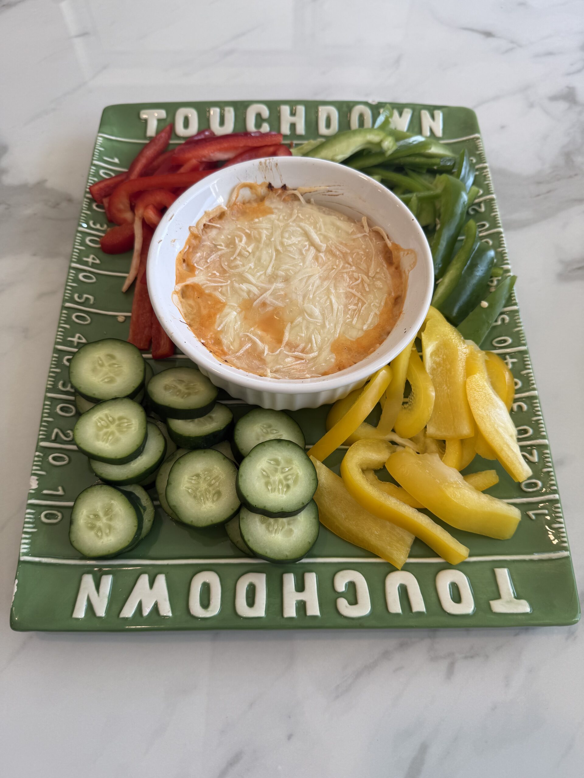 Cottage Cheese Buffalo Chicken Dip