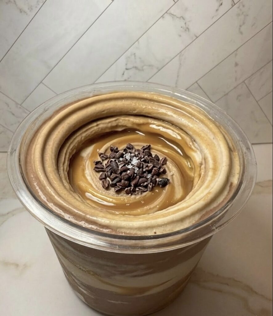 Salted Carmel Latte Creami