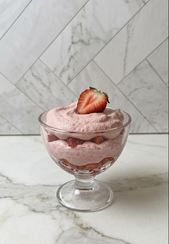 Whipped Strawberry Protein Clouds