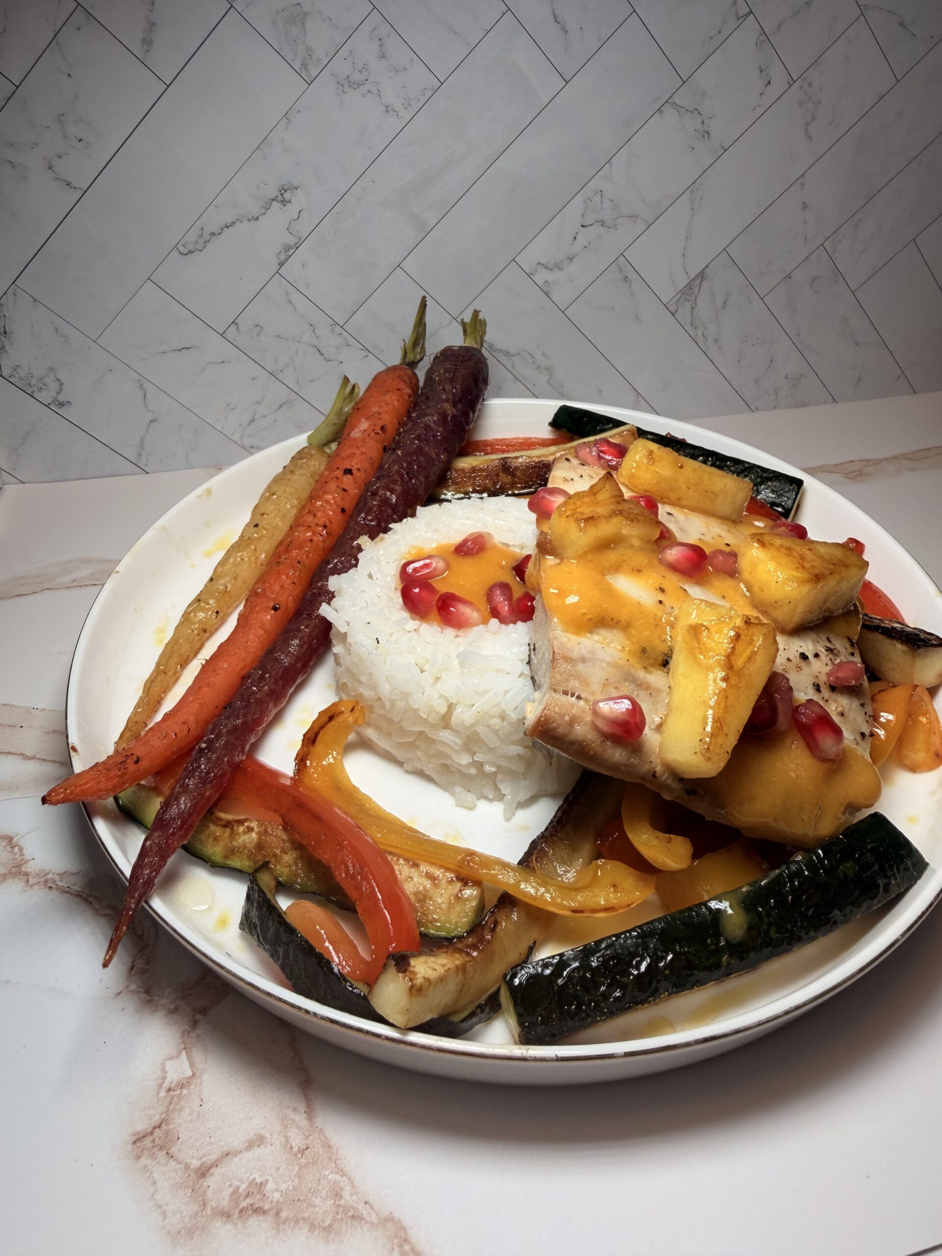 Mango Mahi Mahi Power Bowl