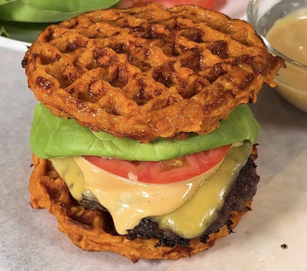 Sweet Potato Smash Burger