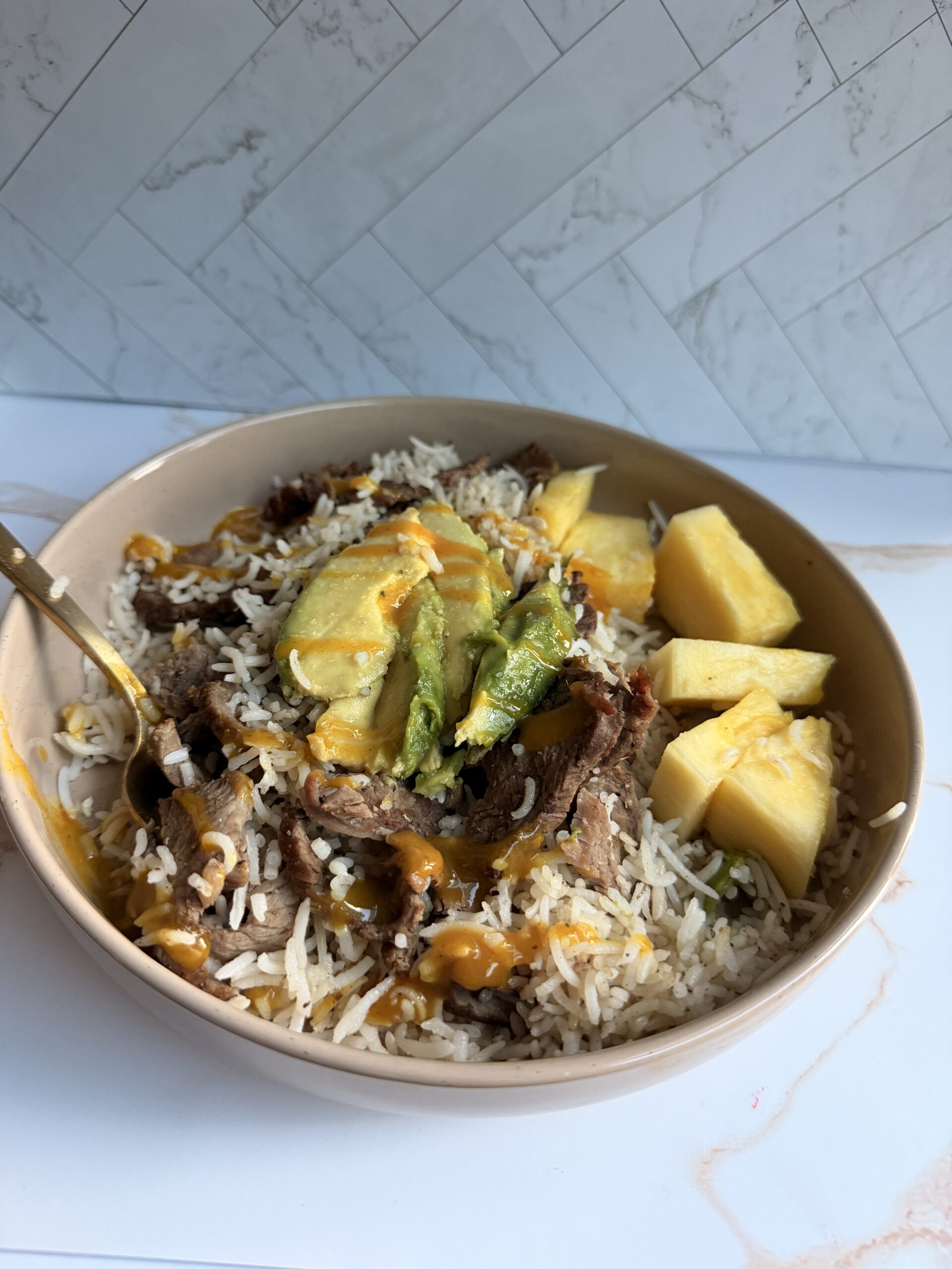 Tropical Steak Power Bowl