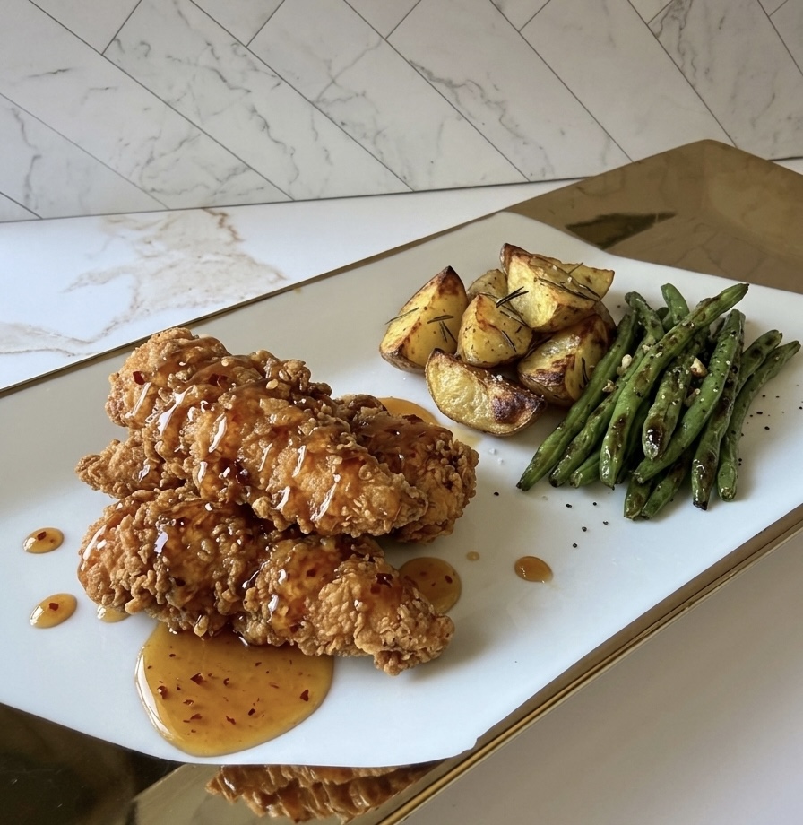 Hot Honey Chicken Tenders + Sides