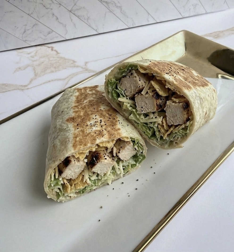 Crispy Chicken Caesar Wrap